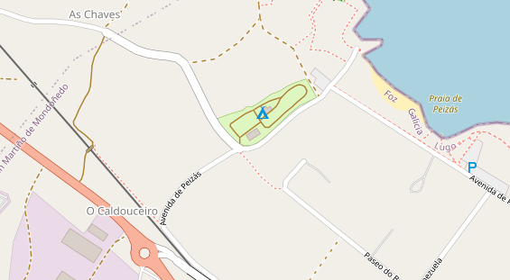 RV parking auf Karte