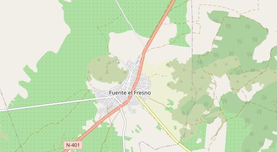 Área para autocaravana en la tarjeta