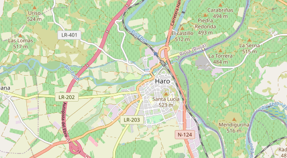 Área para autocaravana en la tarjeta