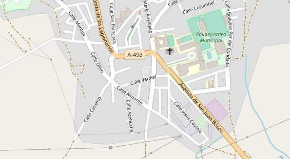 Stellplatz auf Satellitenbild