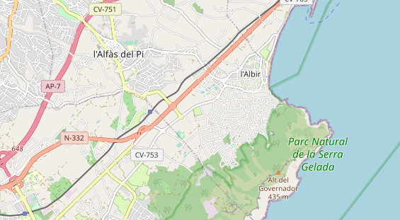 Camperplaats op kaart