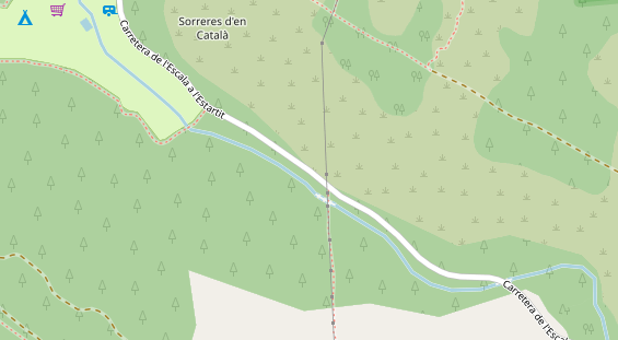 Stellplatz auf Satellitenbild