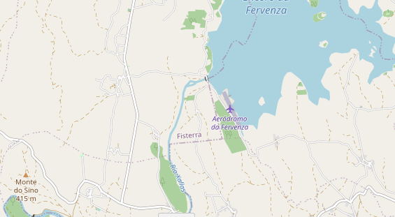 Aire camping-car sur la carte