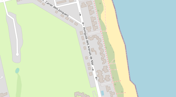 Stellplatz auf Satellitenbild