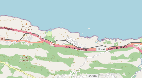 Área para autocaravana en la tarjeta