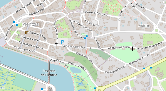 aire de camping-car auf Karte