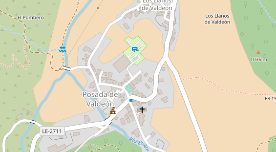 RV parking auf Karte