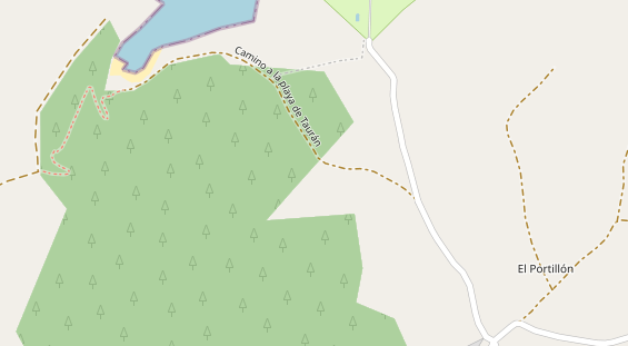 Stellplatz auf Satellitenbild