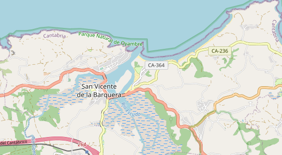 Área para autocaravana en la tarjeta