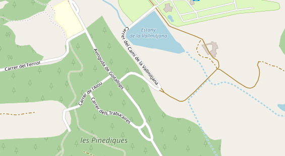 Stellplatz auf Satellitenbild