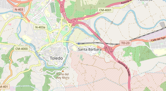 Área para autocaravana en la tarjeta