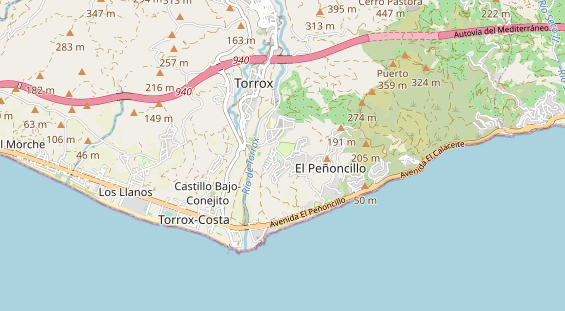 Aire camping-car sur la carte