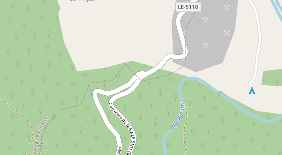 Stellplatz auf Satellitenbild