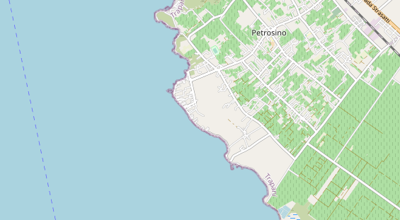 Aire camping-car sur la carte