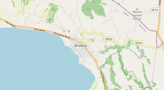 Área para autocaravana en la tarjeta