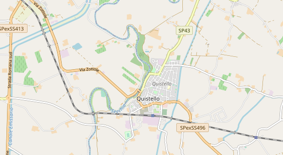 Aire camping-car sur la carte