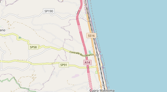 Aire camping-car sur la carte