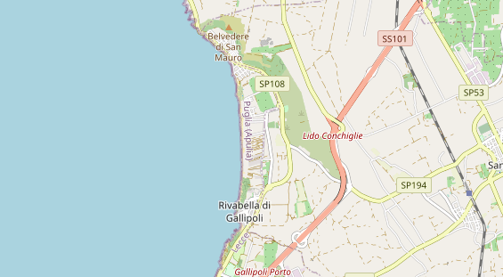 Área para autocaravana en la tarjeta