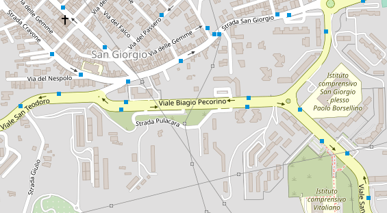 Stellplatz auf Satellitenbild