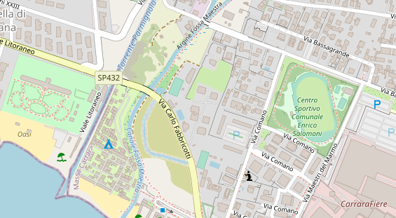 Stellplatz auf Satellitenbild