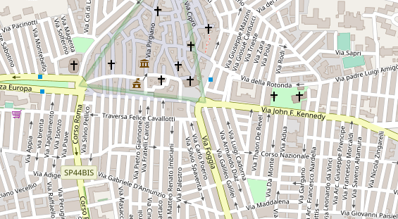 Stellplatz auf Satellitenbild