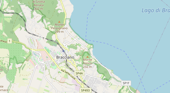 Aire camping-car sur la carte