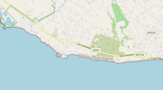 Aire camping-car sur la carte