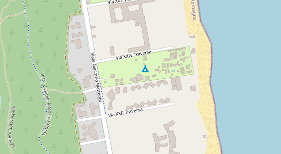 Stellplatz auf Satellitenbild