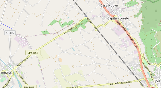 Area di sosta per camper sulla carta