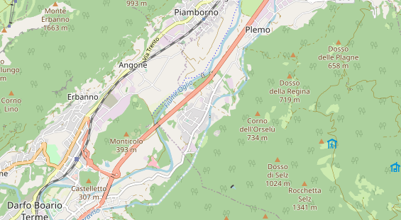 Aire camping-car sur la carte