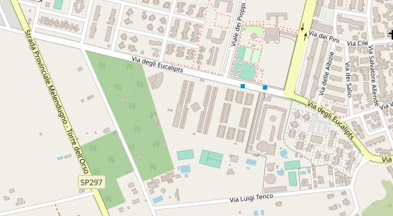 Stellplatz auf Satellitenbild