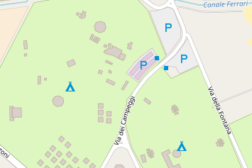 parkeerplaats auf Karte