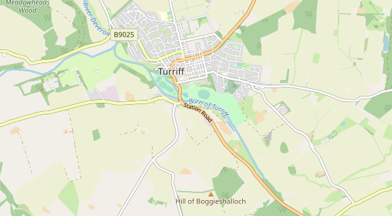 Area di sosta per camper sulla carta