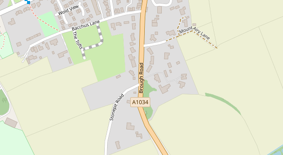 Stellplatz auf Satellitenbild