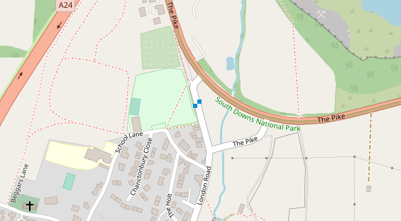 area sosta camper auf Karte