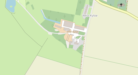 Stellplatz auf Satellitenbild