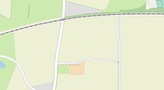 Stellplatz auf Satellitenbild