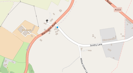 Stellplatz auf Satellitenbild