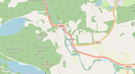 Area di sosta per camper sulla carta