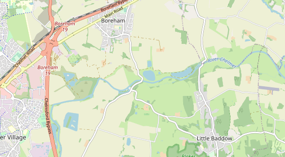 Área para autocaravana en la tarjeta