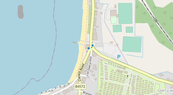 Stellplatz auf Satellitenbild