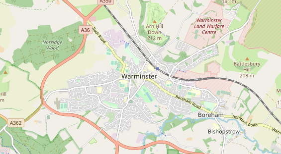 Área para autocaravana en la tarjeta
