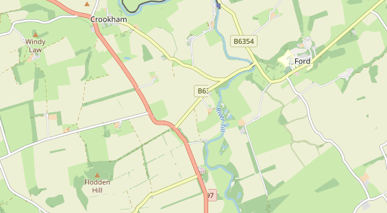 Aire camping-car sur la carte