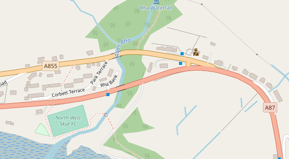 Stellplatz auf Satellitenbild