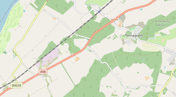 Area di sosta per camper sulla carta