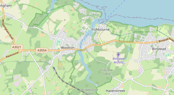 Área para autocaravana en la tarjeta