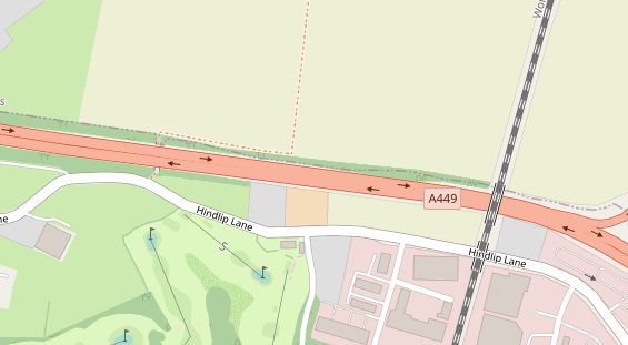 Stellplatz auf Satellitenbild