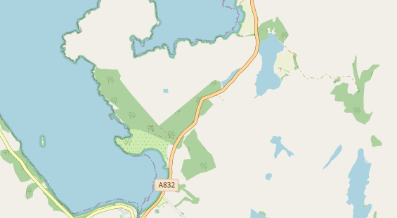 Aire camping-car sur la carte