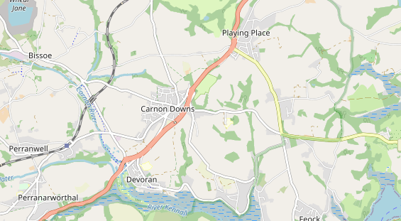 Aire camping-car sur la carte