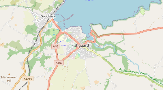 Aire camping-car sur la carte